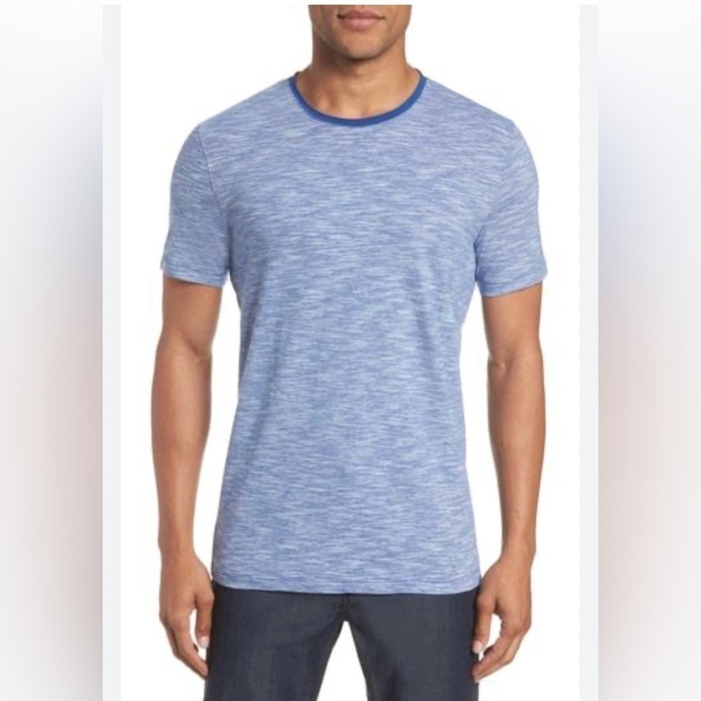 Hugo Boss Blue Heather Short Sleeve Tee